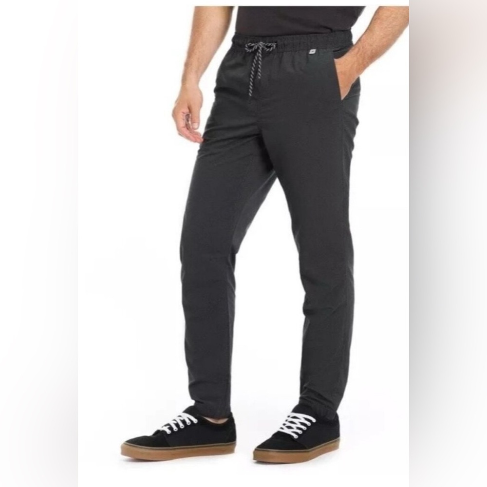 Hurley Twill Tech Tapered Black/Charcoal Joggers Mens XXL
